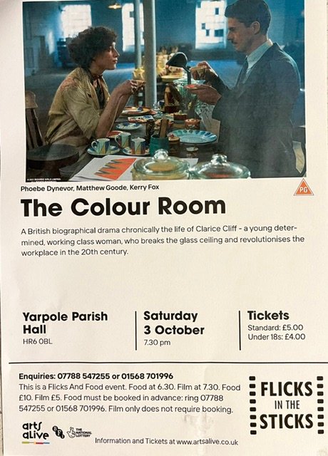 The Colour Room Poster. Oct 26